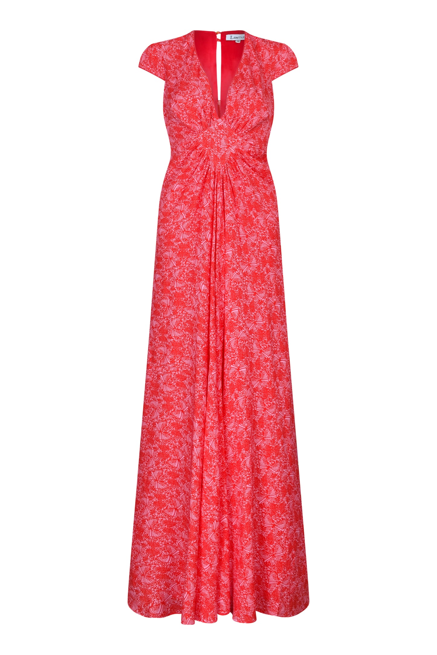 LONG JESSIE DRESS | FLUTTER PRINT