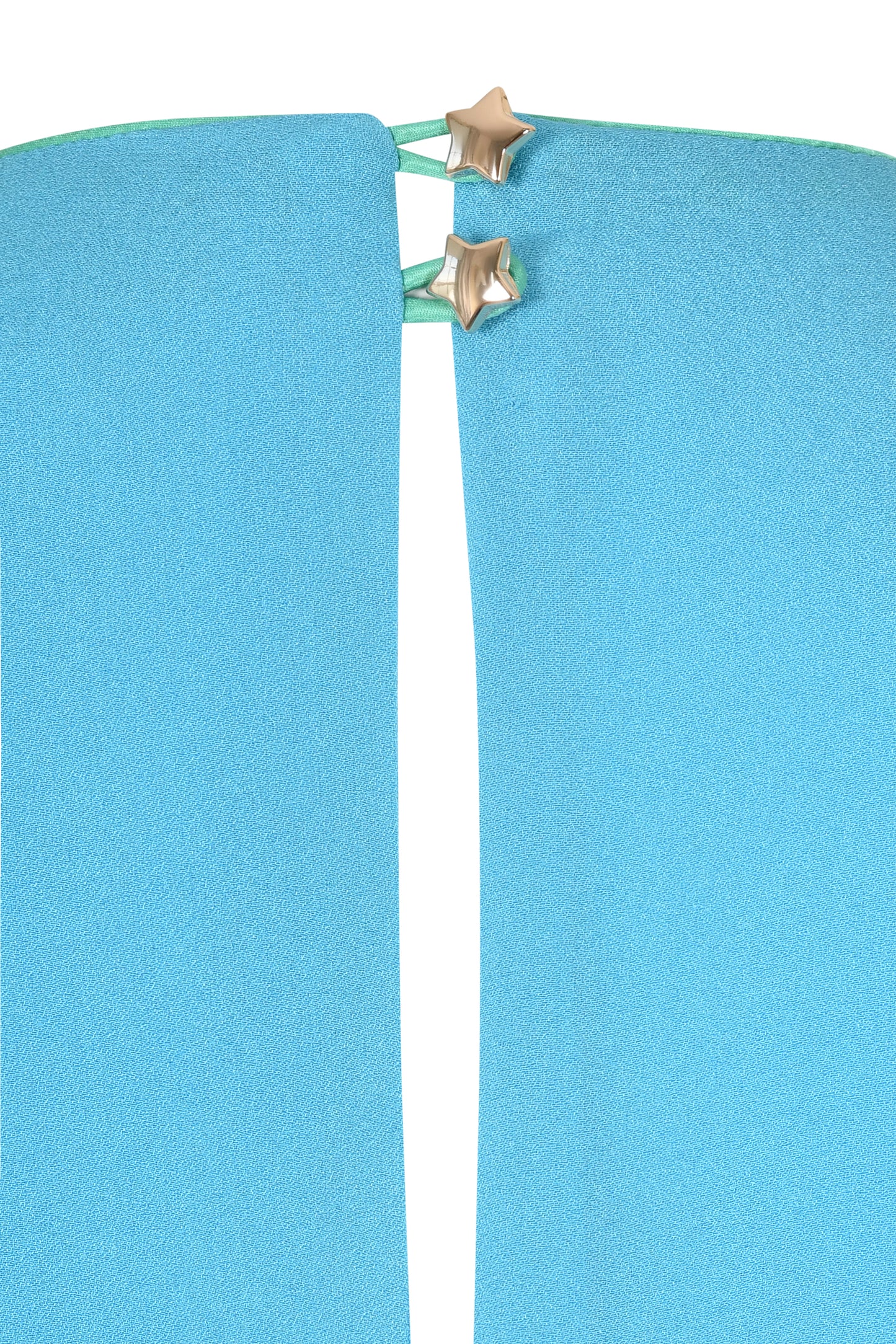 LONG JESSIE DRESS | SUMMER BLUE SILK GEORGETTE