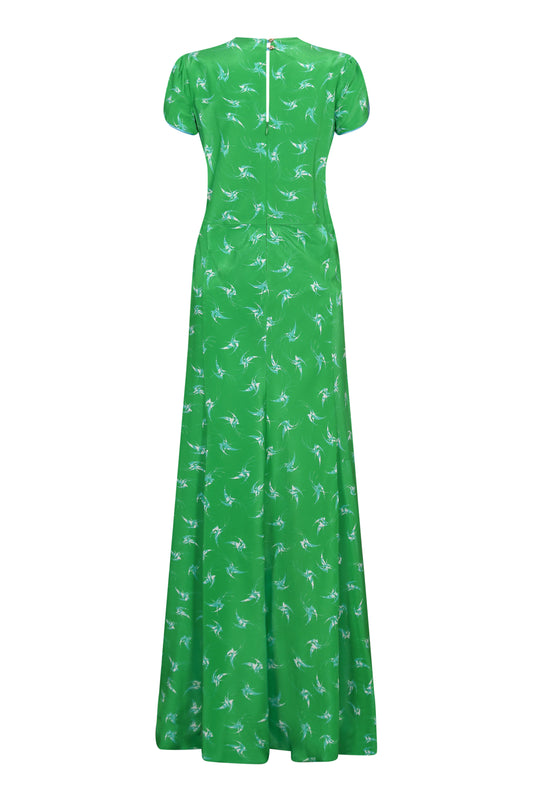 Elegant silk georgette gown for formal occasions