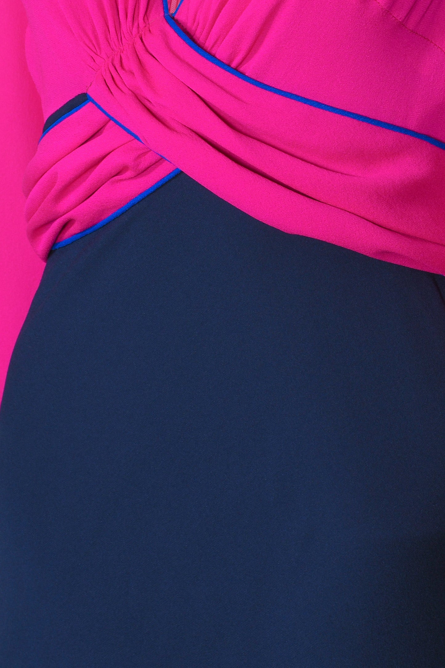 LONG MILLIE DRESS | BLOCK COLOUR SILK GEORGETTE
