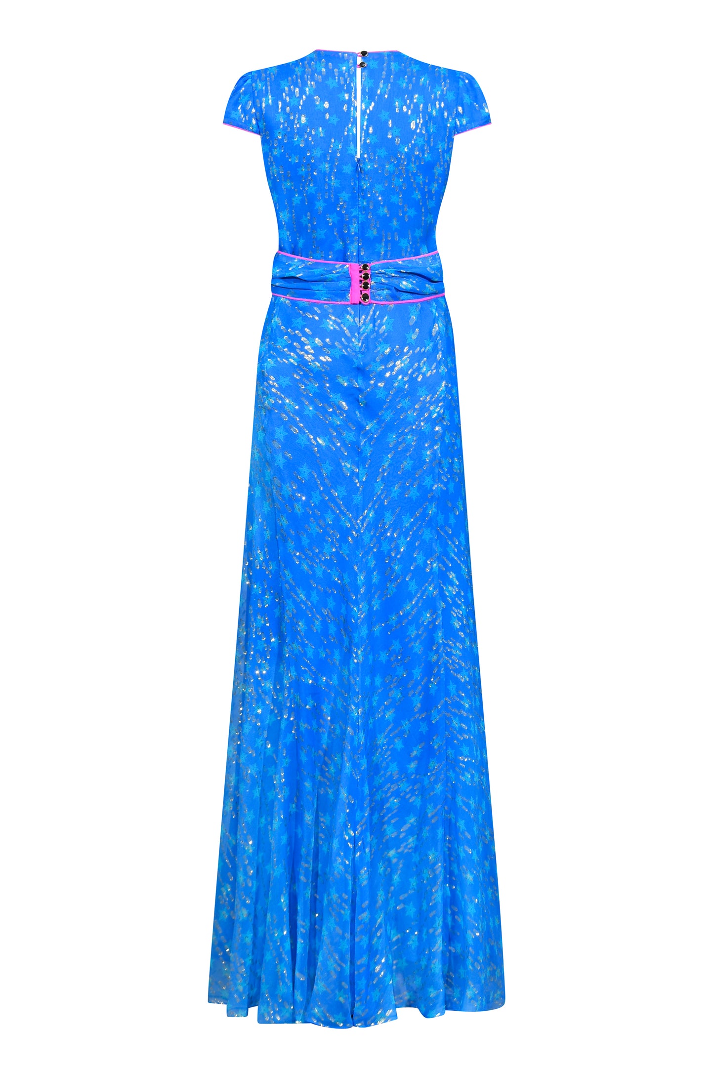 LONG MILLIE DRESS | MOROCCAN STAR PRINT