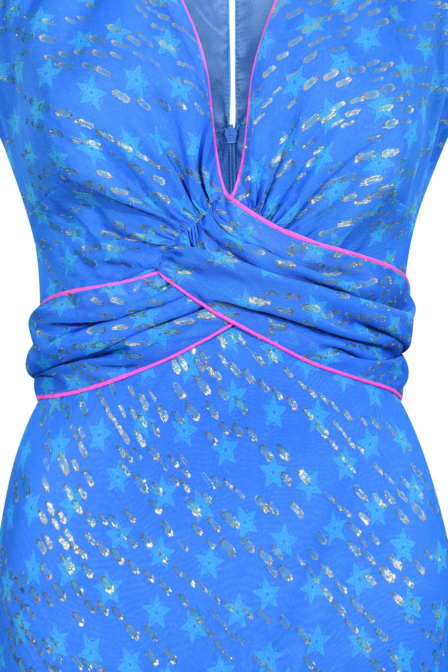 LONG MILLIE DRESS | MOROCCAN STAR PRINT
