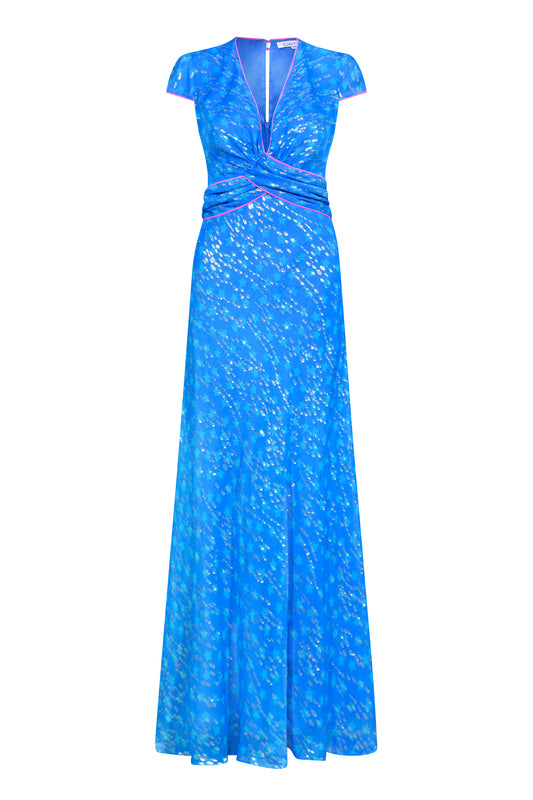 LONG MILLIE DRESS | MOROCCAN STAR PRINT