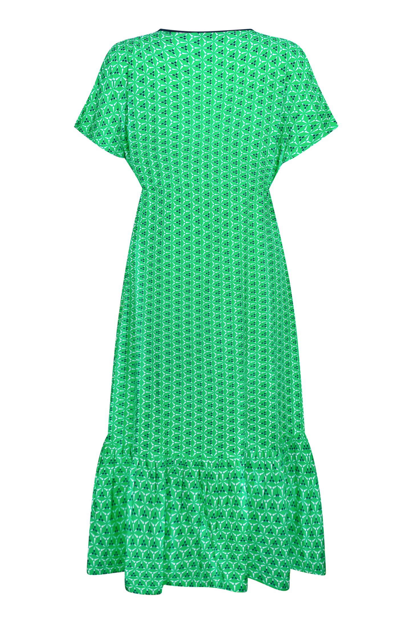 LONGER VIOLET DRESS | SPINNING PRINT