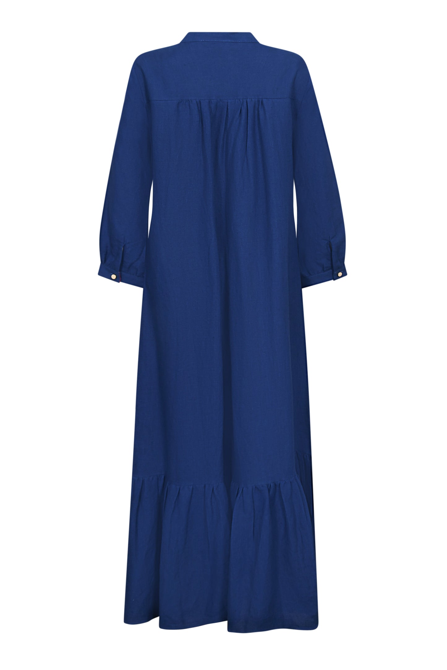 LONGER CLAUDE DRESS | BLUE LINEN