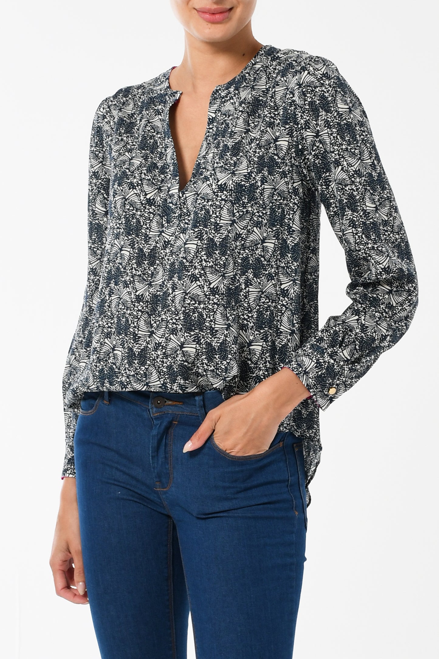 MAGGIE TOP | FLUTTER PRINT