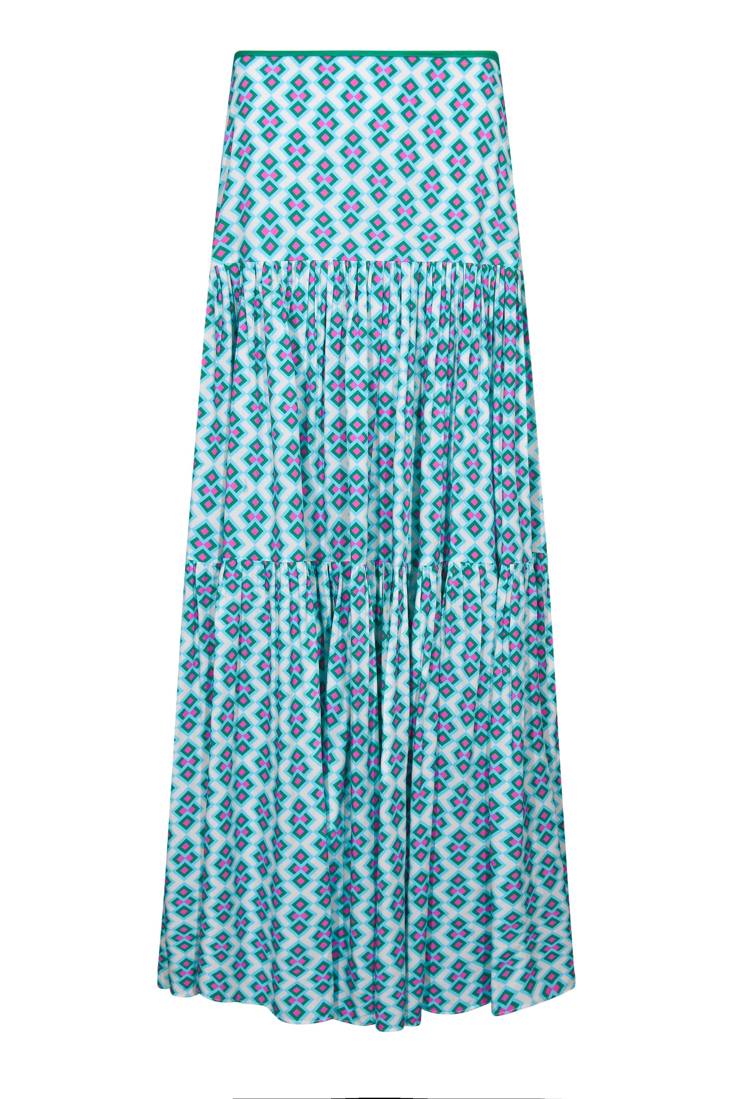 MAXI EMMA SKIRT | BRIGHT CRAZY PAV PRINT
