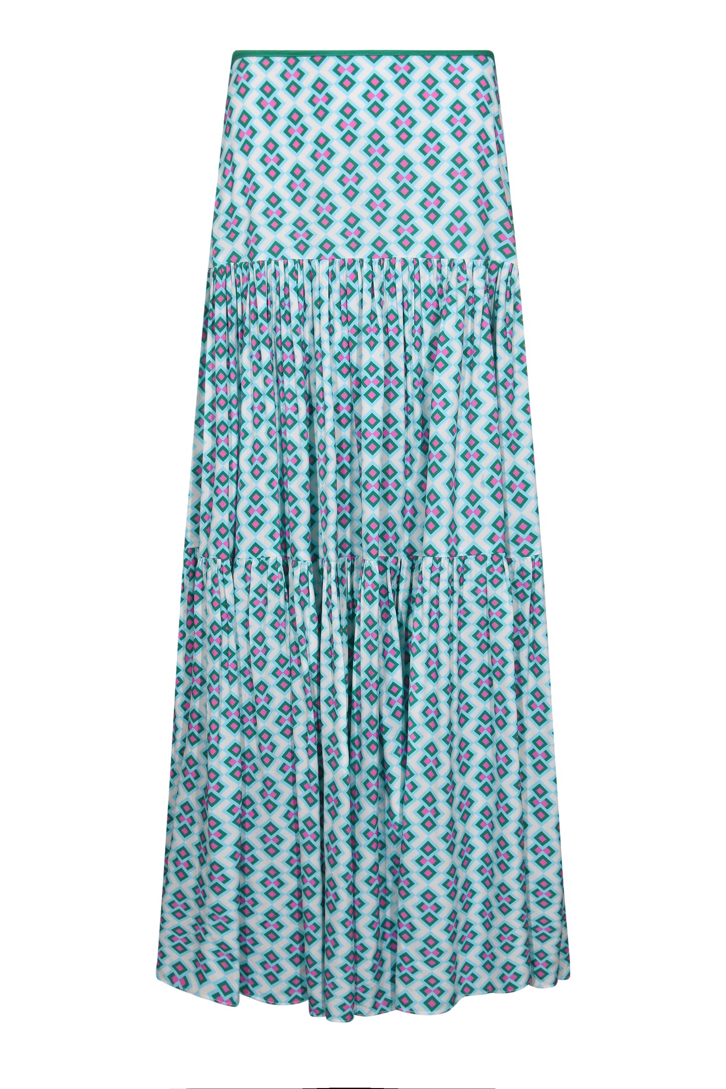 MAXI EMMA SKIRT | BRIGHT CRAZY PAV PRINT