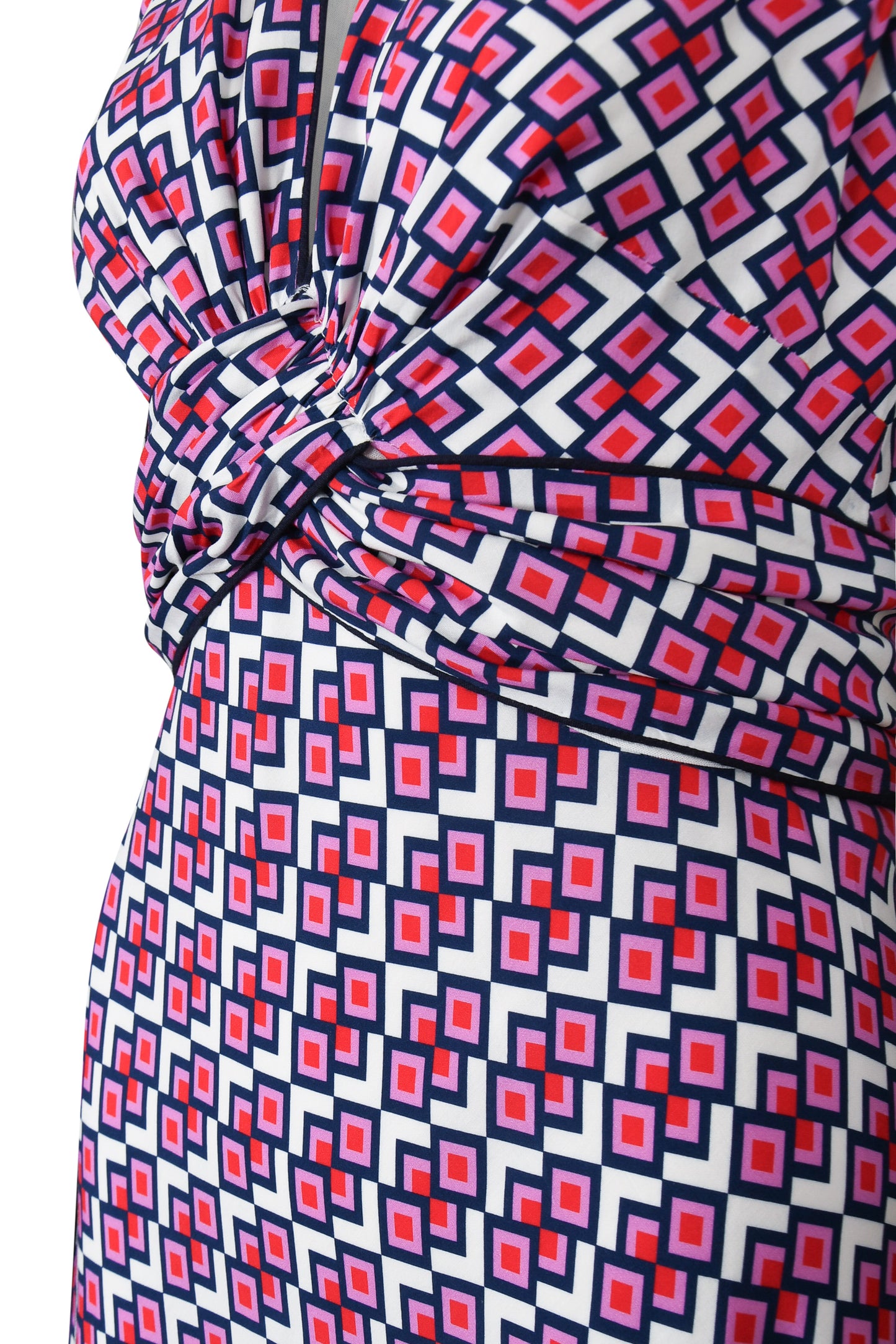 LONG MILLIE DRESS | CRAZY PAV PRINT