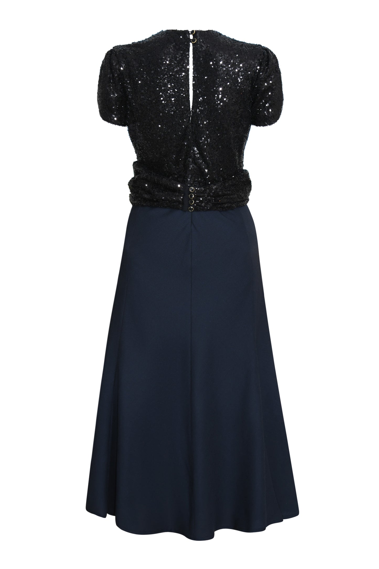 MILLIE DRESS | SEQUINS & WOOL CREPE