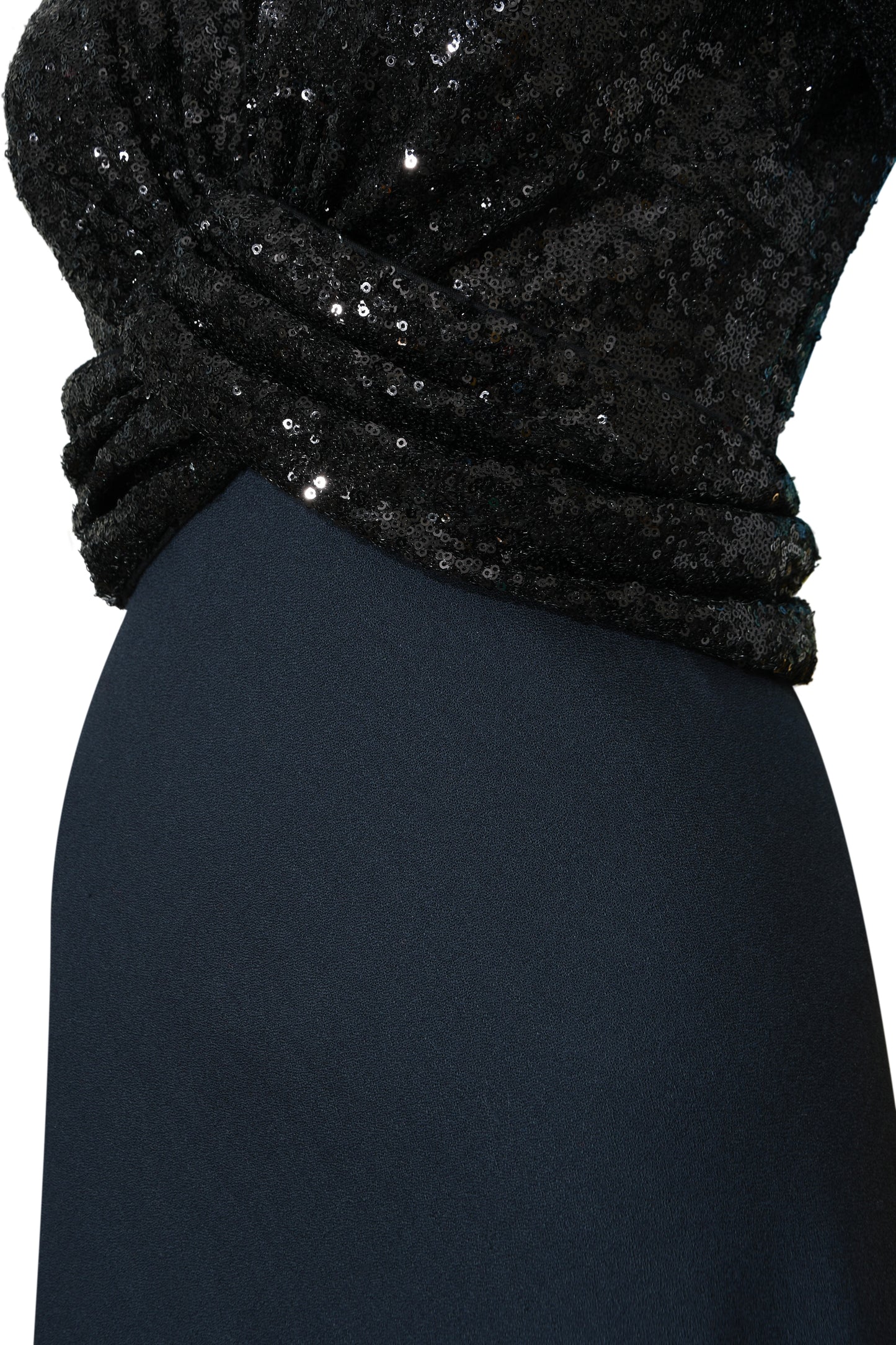 MILLIE DRESS | SEQUINS & WOOL CREPE
