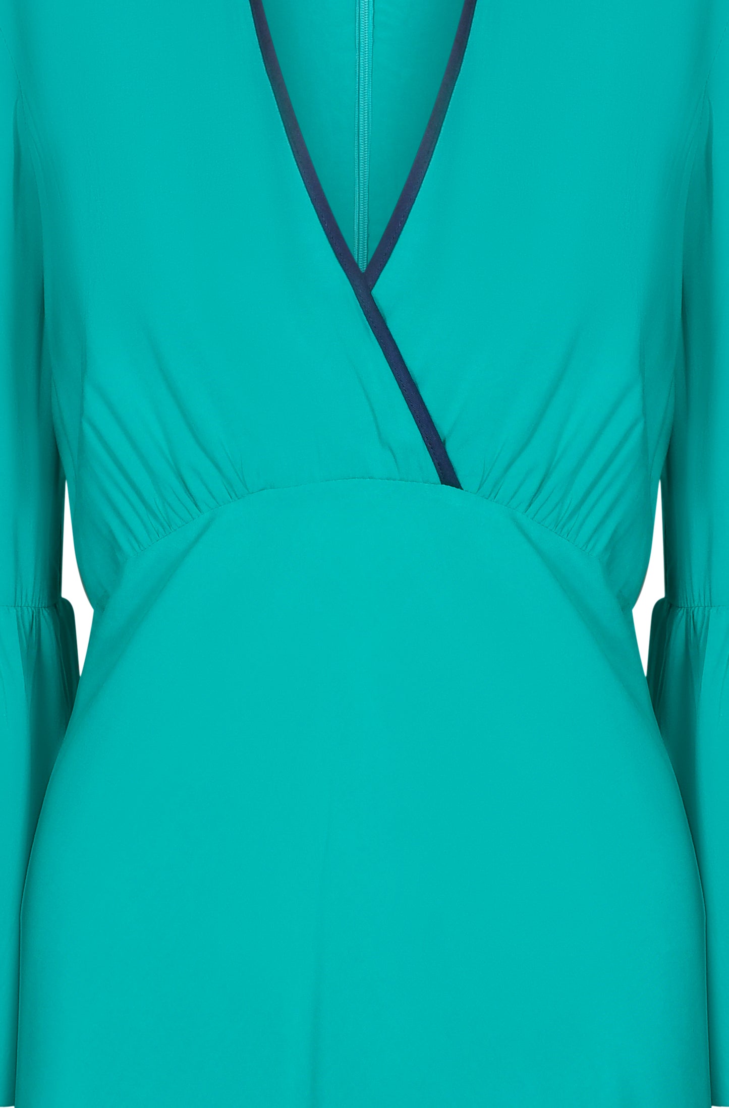 MIDI OLIVIA DRESS | TURQUOISE RAYON