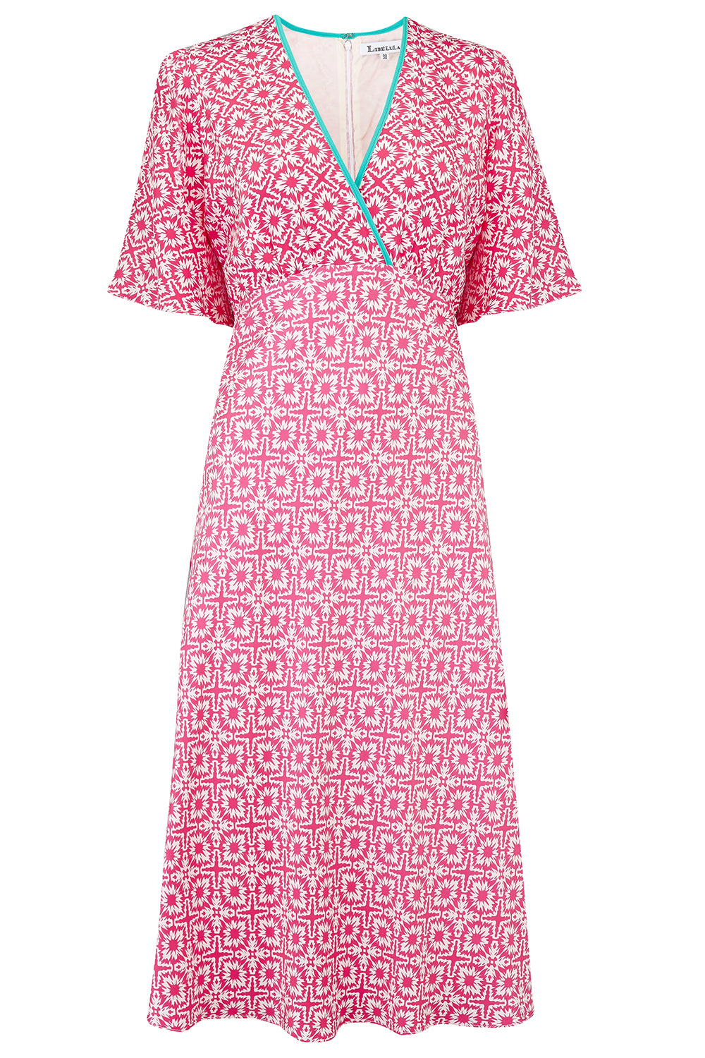 OLIVIA DRESS | RED XOX SILK TWILL