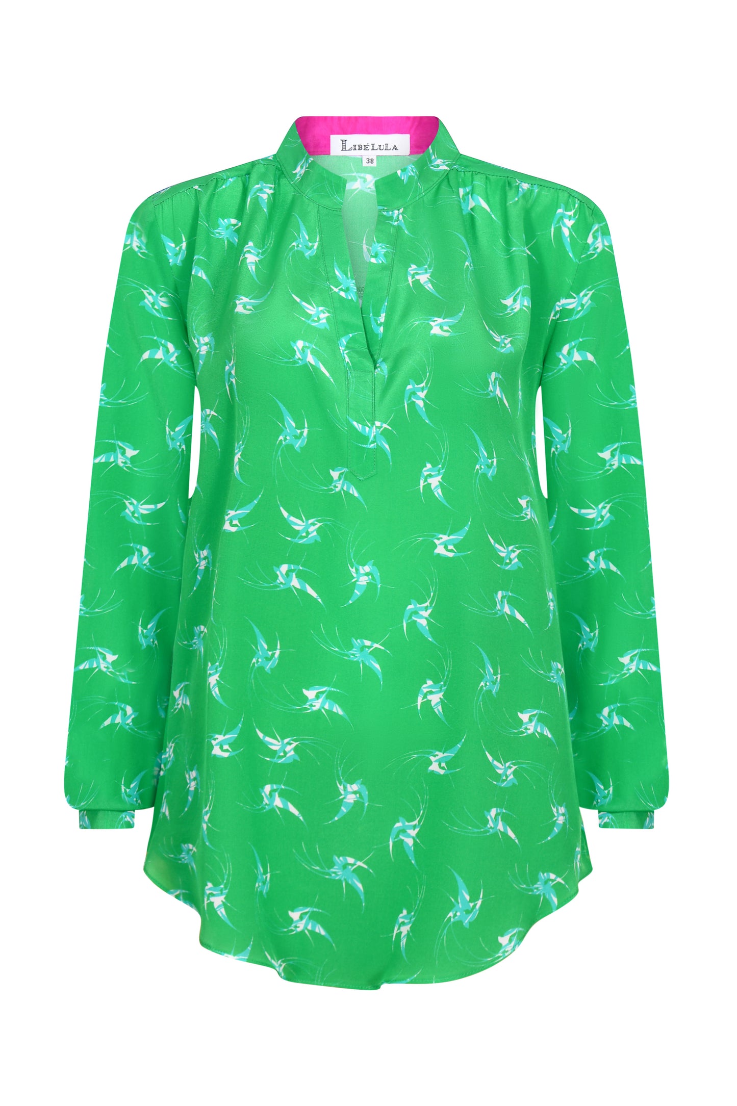 SILKY TOP | LOVEBIRDS PRINT