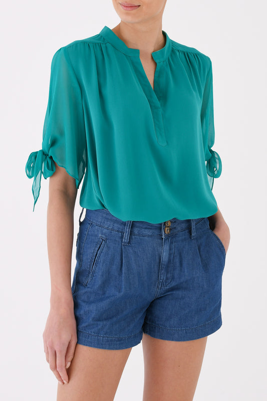 SILKY TOP | SILK GEORGETTE