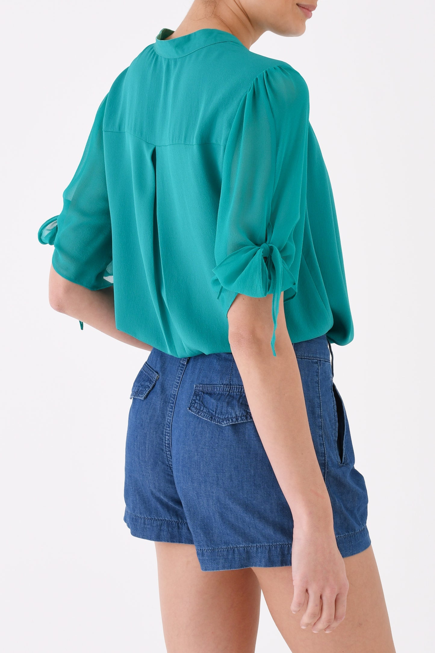 SILKY TOP | SILK GEORGETTE
