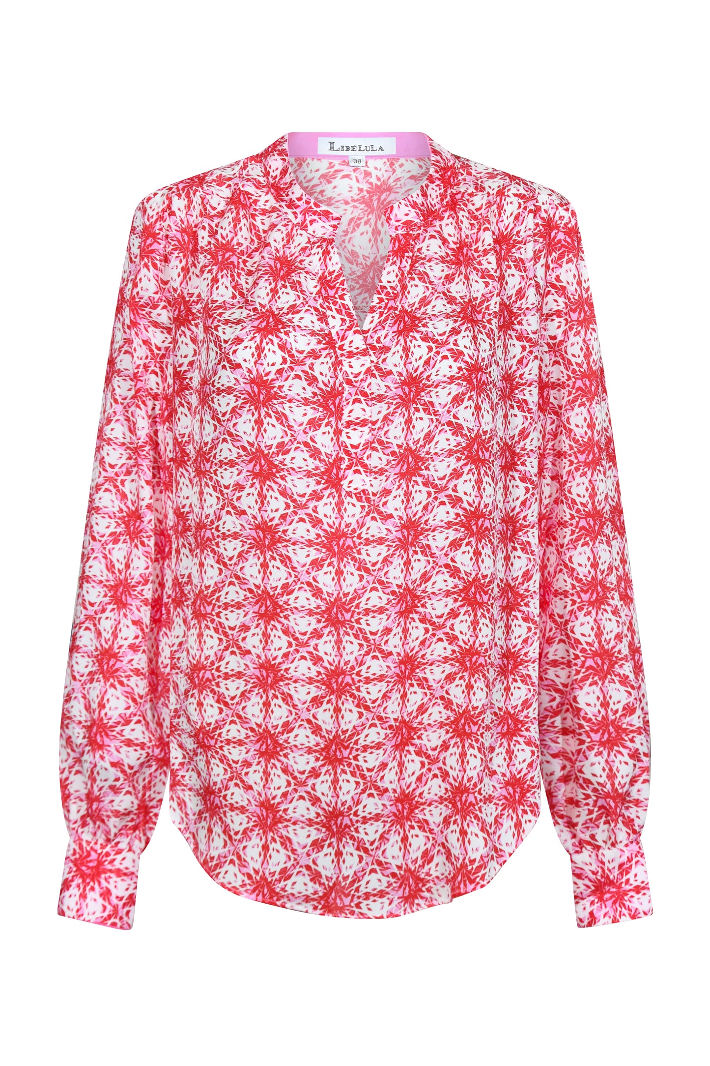 SILKY TOP | RED STARTRACK PRINT