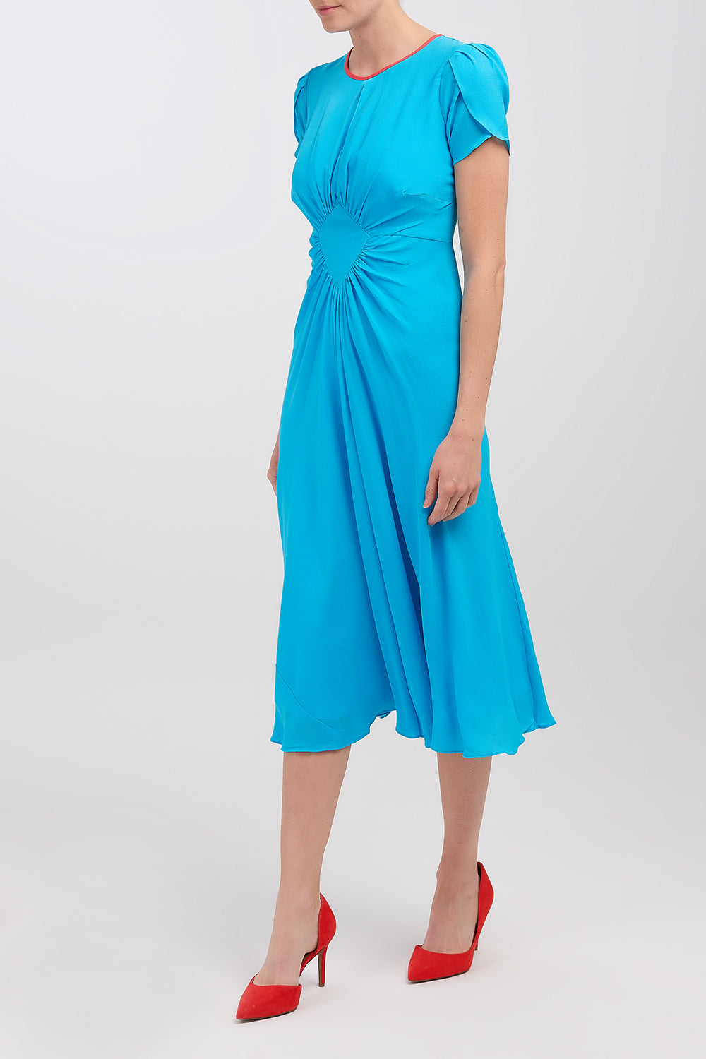TILJES DRESS | SUNNY BLUE SILK