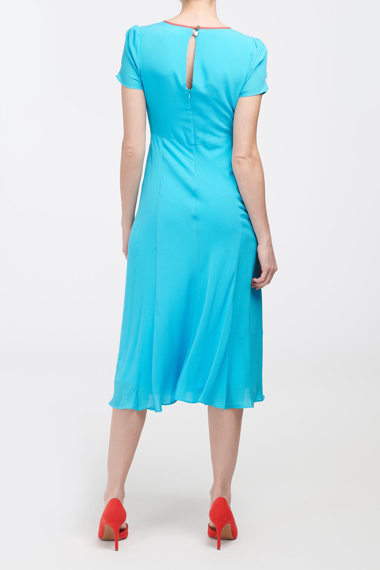 TILJES DRESS | SUNNY BLUE SILK