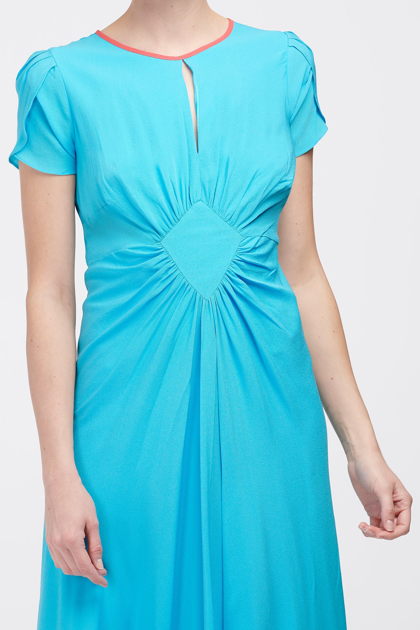 TILJES DRESS | SUNNY BLUE SILK