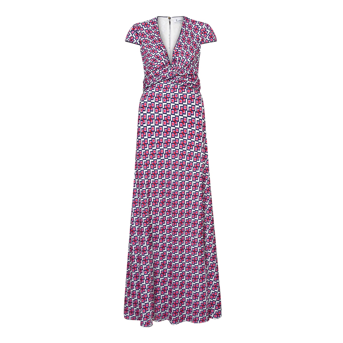 LONG MILLIE DRESS | CRAZY PAV PRINT