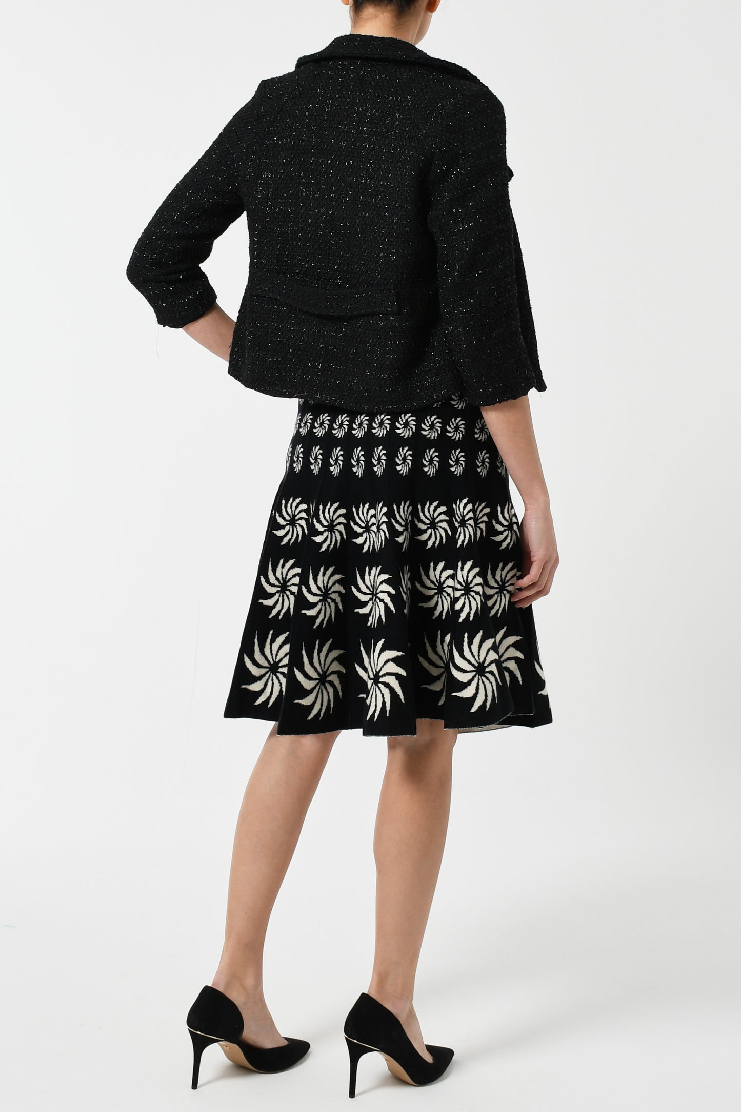 WOOLHAMPTON JACKET | BLACK SPARKLE BOUCLE