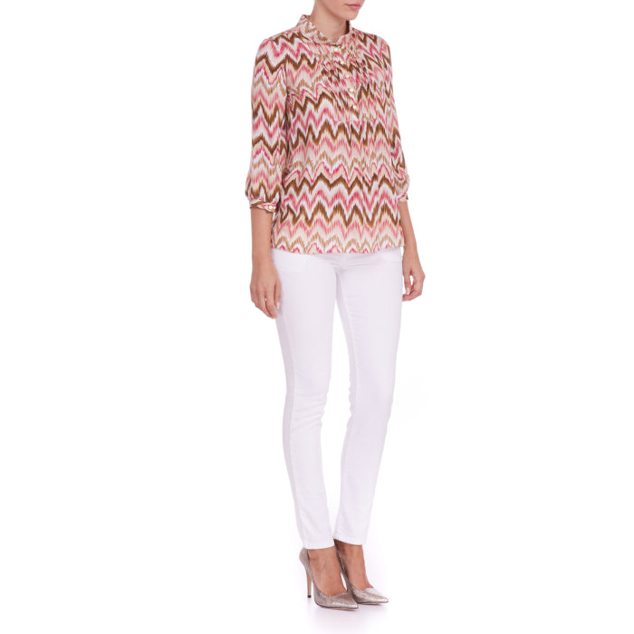 CHLOE TOP | ZIG ZAG PRINT