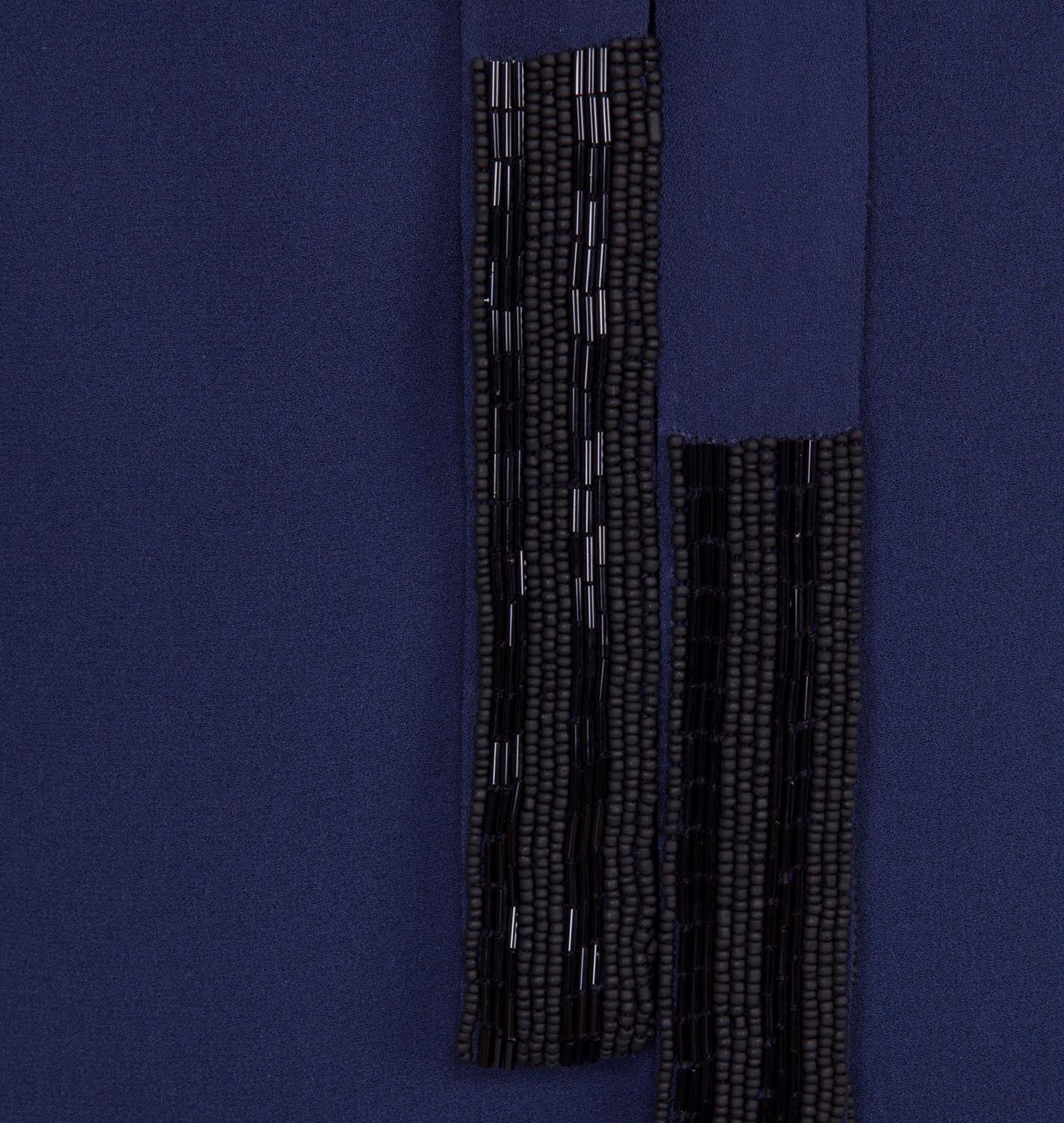 ALBERTA DRESS | NAVY SILK