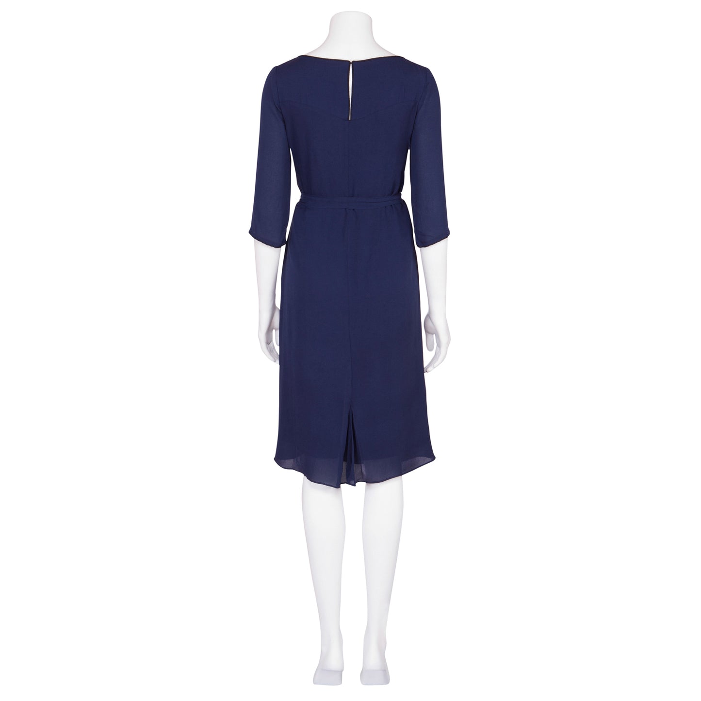 ALBERTA DRESS | NAVY SILK