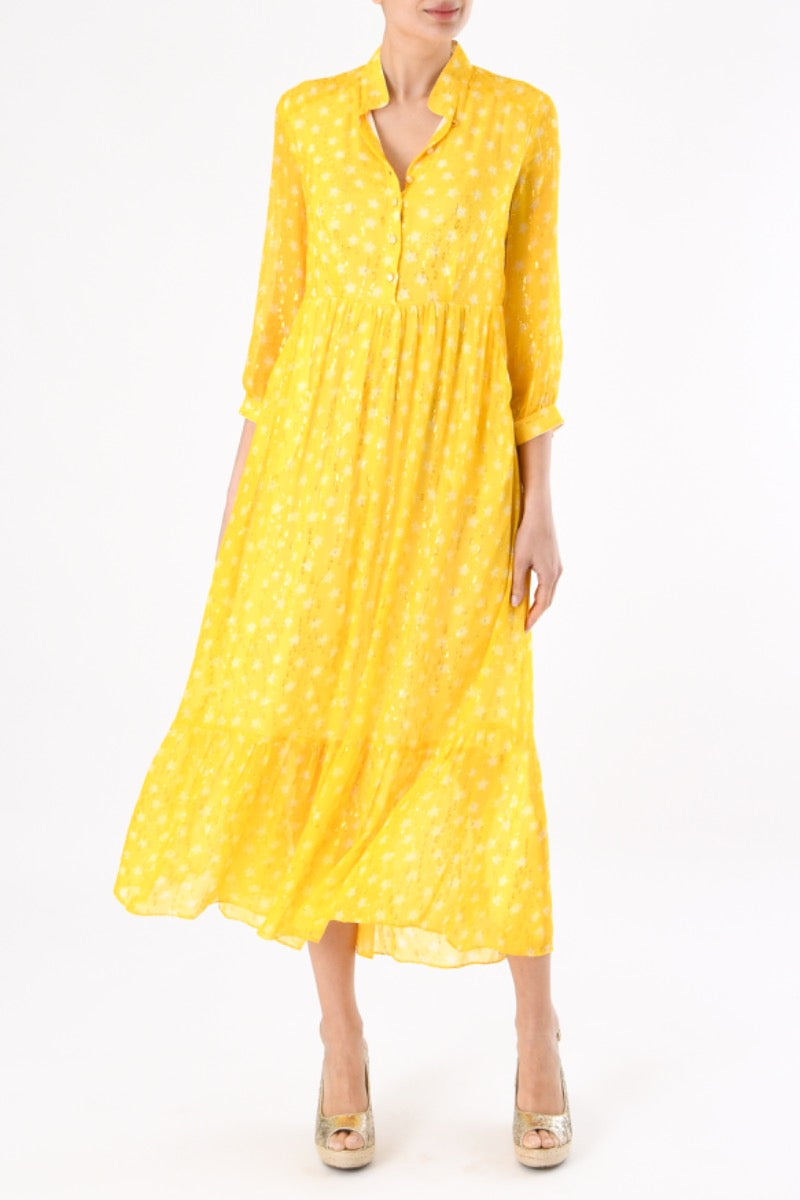 LONGER ANASTASIA DRESS | MOROCCAN STAR PRINT