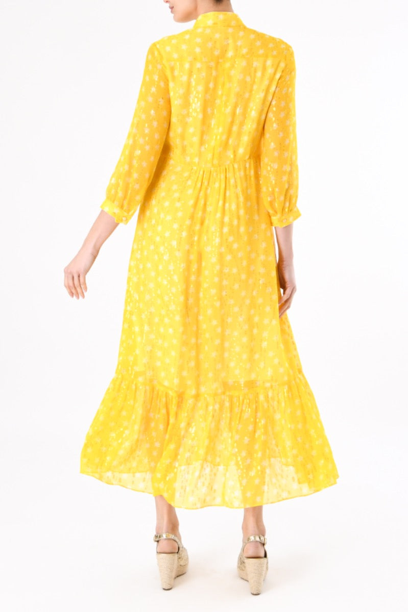 LONGER ANASTASIA DRESS | MOROCCAN STAR PRINT