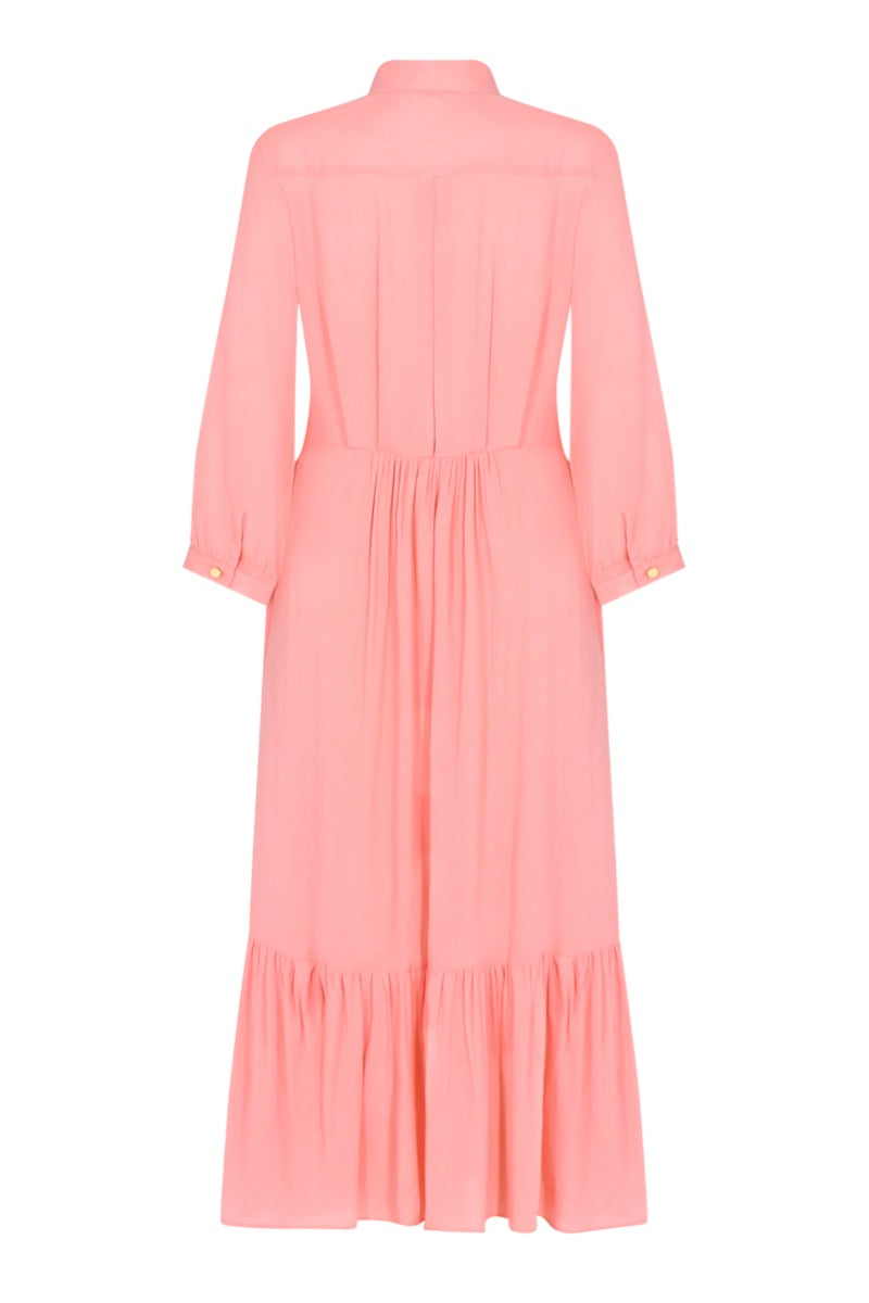 ANASTASIA DRESS | PALE PINK RAYON