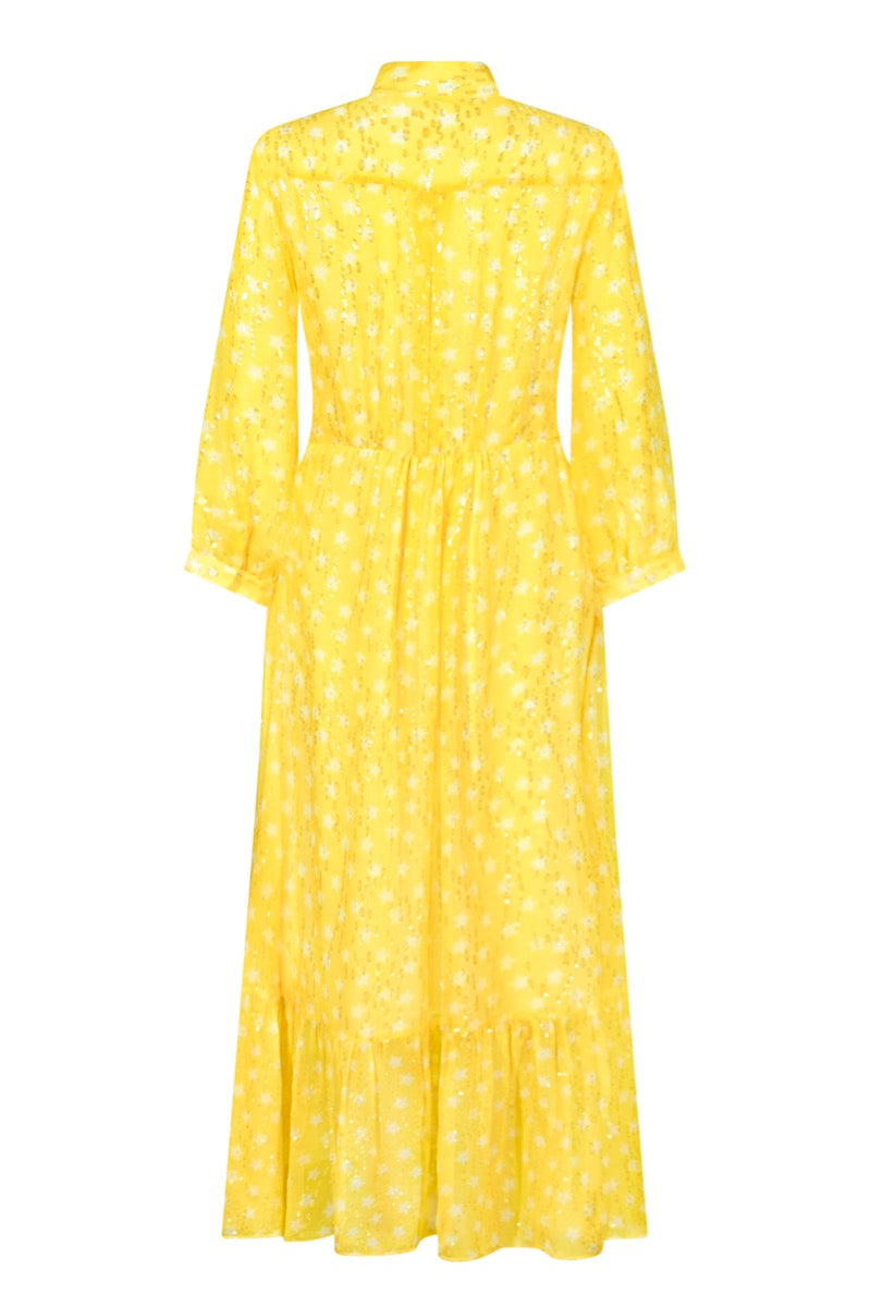 LONGER ANASTASIA DRESS | MOROCCAN STAR PRINT