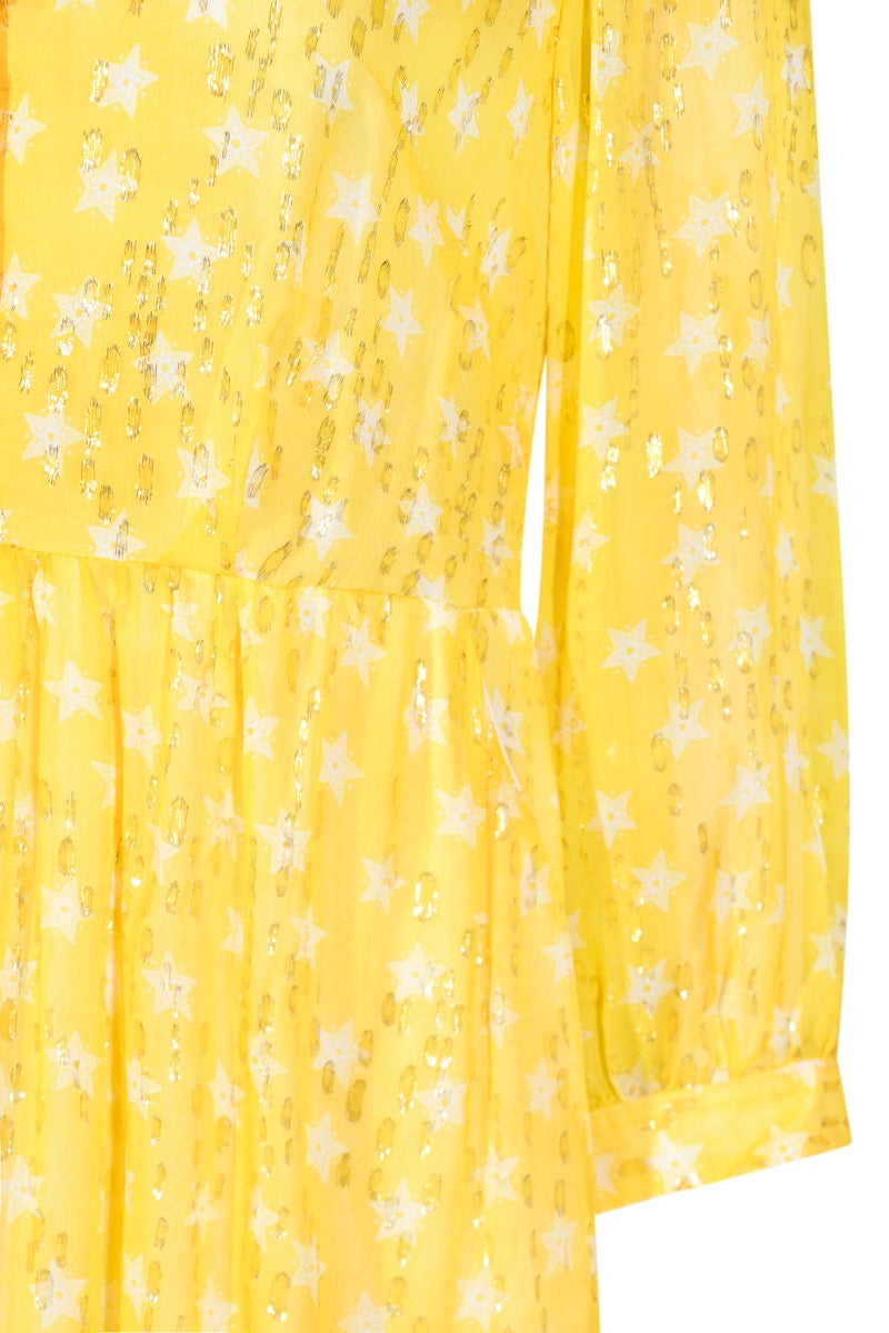 LONGER ANASTASIA DRESS | MOROCCAN STAR PRINT
