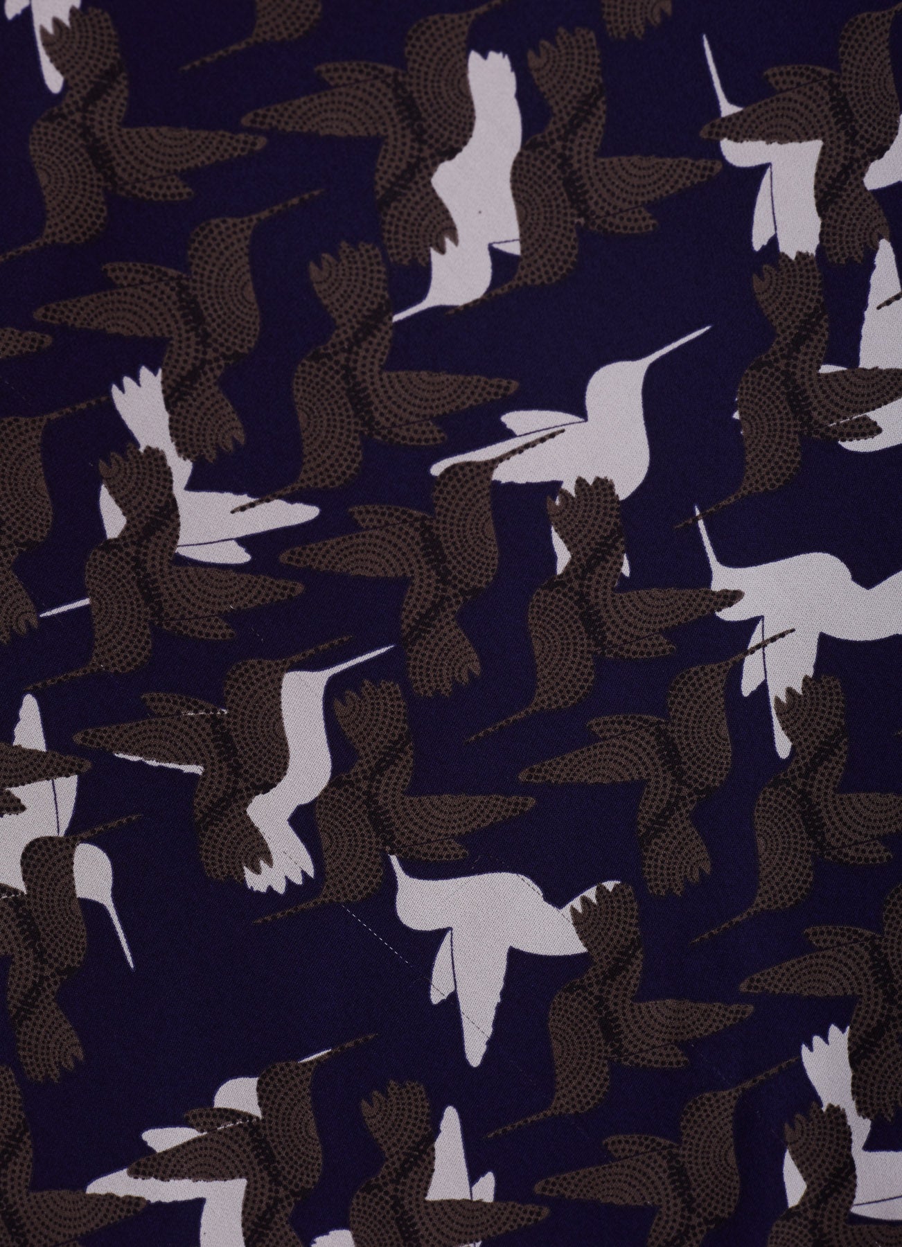 LONG BOTHWAY TOP | HUMMINGBIRD PRINT