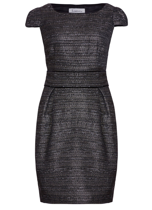 FLORENCE DRESS | STRIPEY METALLIC