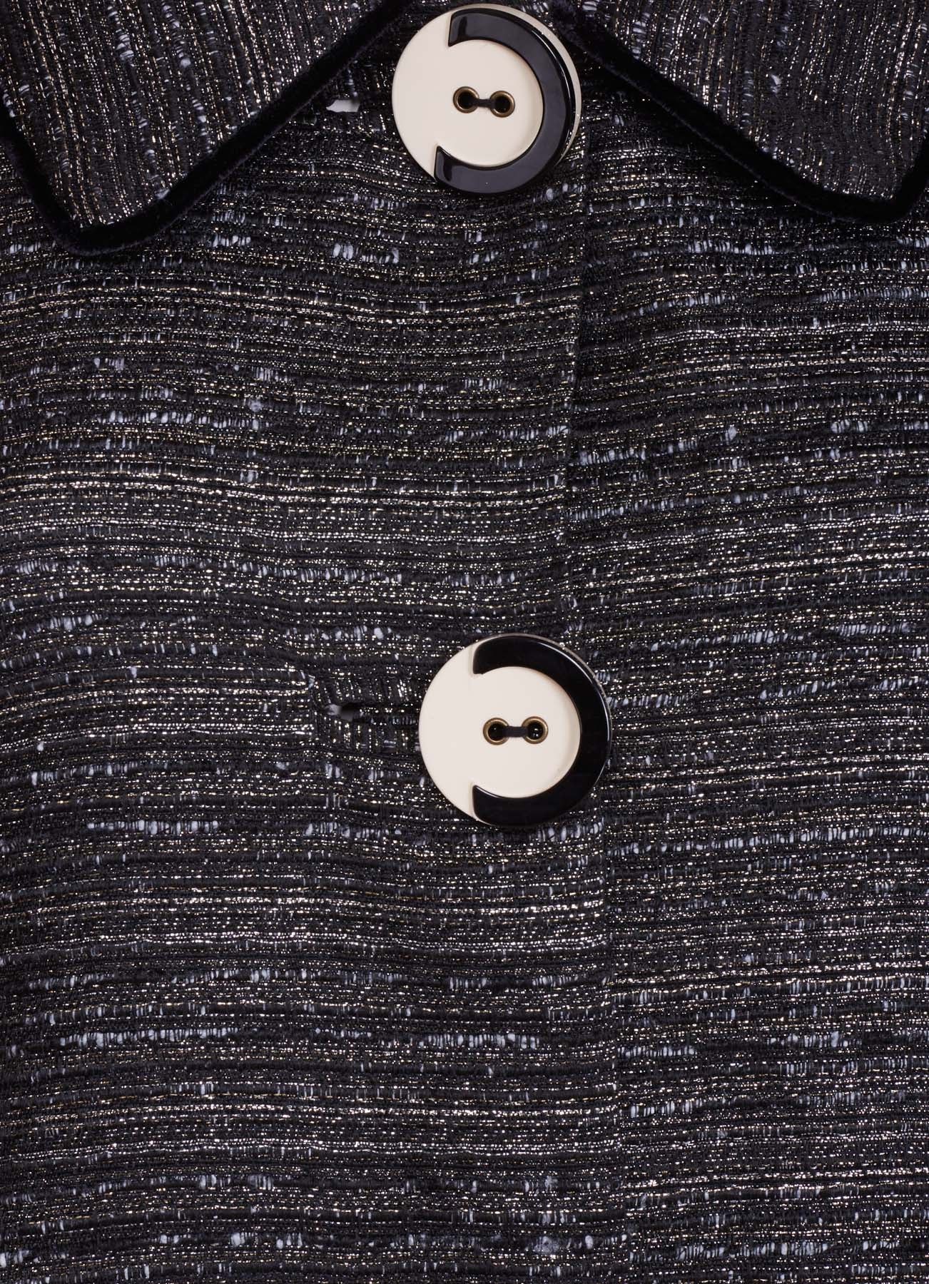 PARIS COAT | METALLIC STRIPE