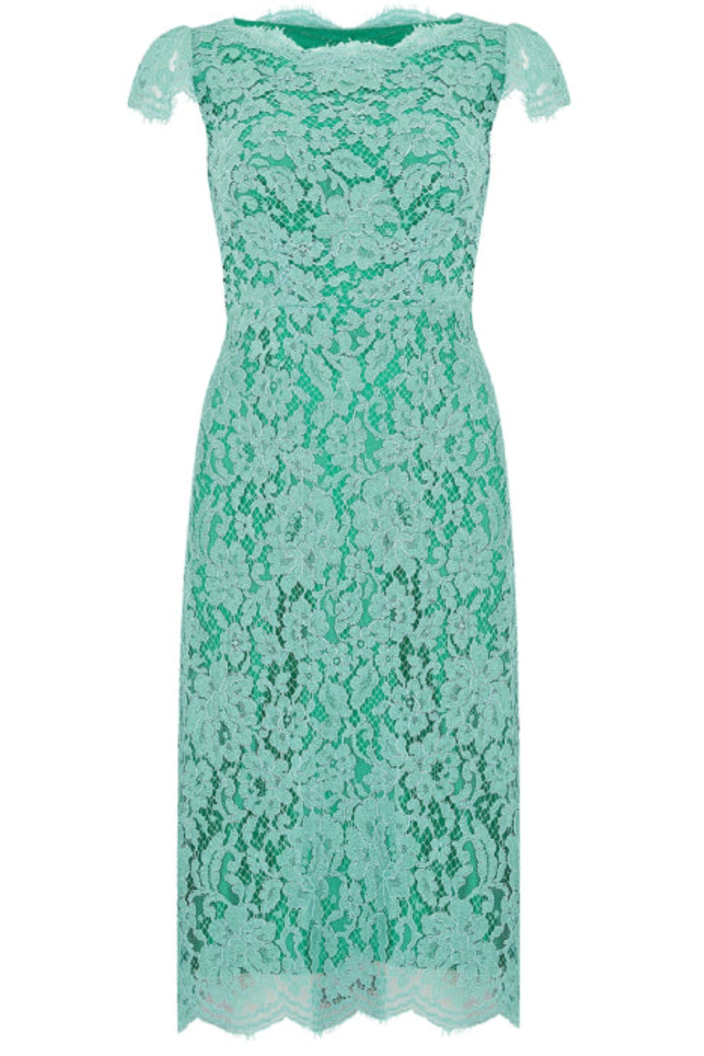 BEATIL DRESS | TURQUOISE LACE