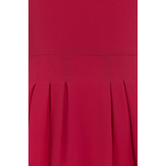BEATRIX DRESS | RED SILK GEORGETTE