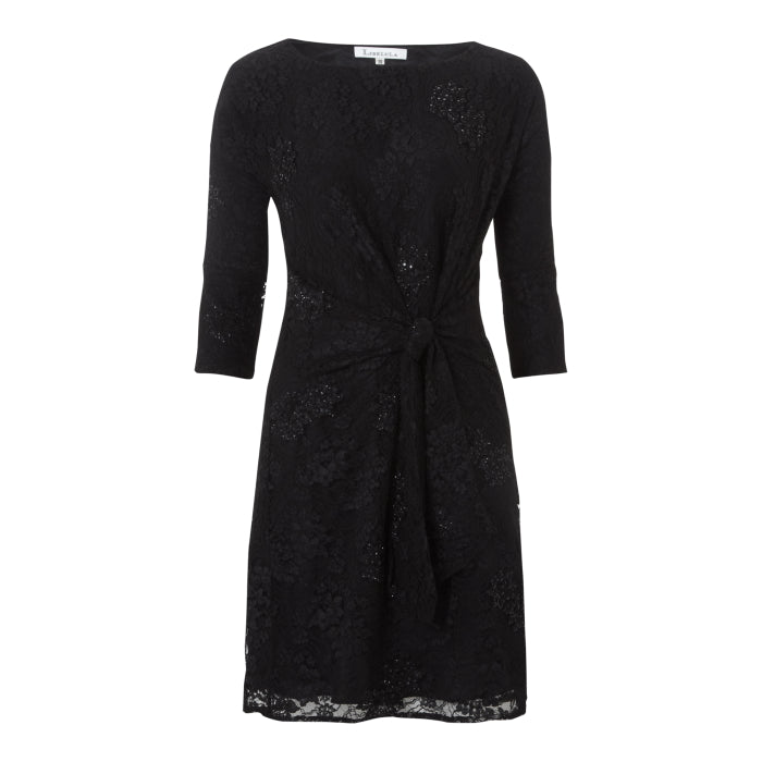 BIRDIE DRESS | BLACK BEADED LACE