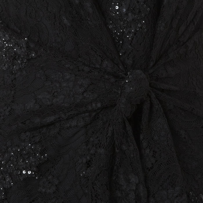 BIRDIE DRESS | BLACK BEADED LACE