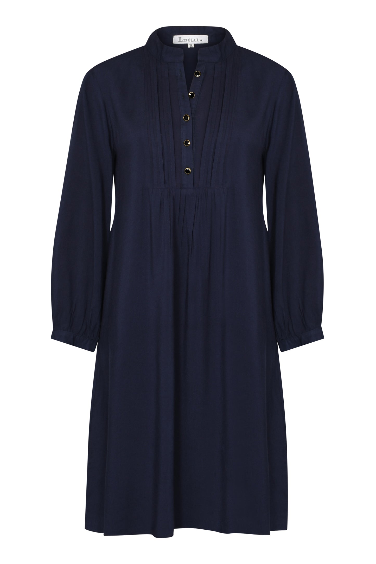 CHLOE DRESS | NAVY RAYON