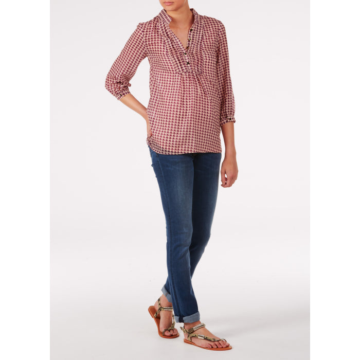 CHLOE TOP | ELEPHANT PRINT