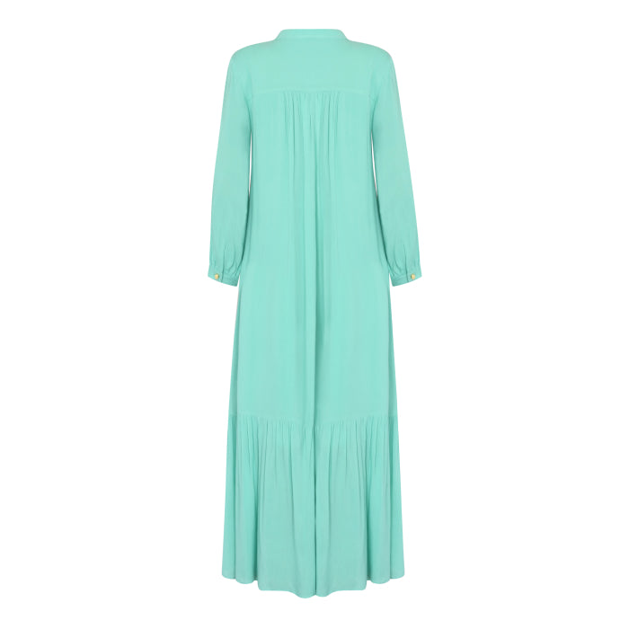 CLAUDE DRESS | TURQUOISE RAYON
