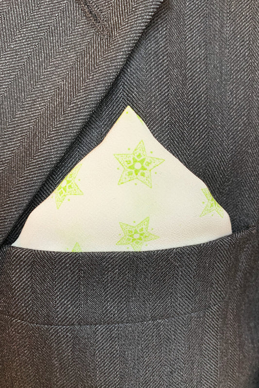 POCKET SQUARE | DOTTY STAR PRINT