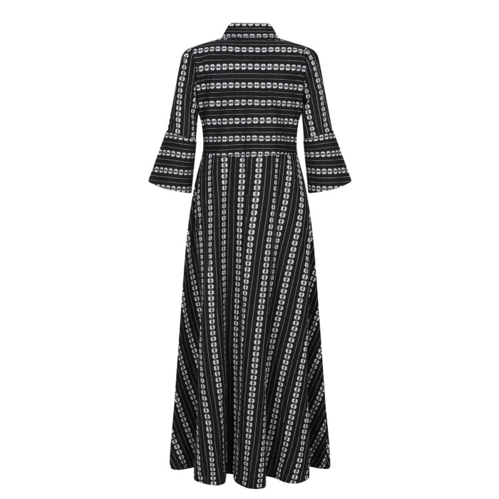 MAXI LUCINDA DRESS | EMBROIDERED COTTON