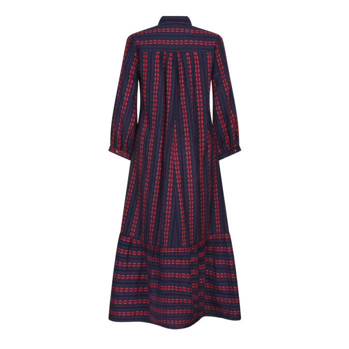 LONGER CLAUDE DRESS | EMBROIDERED COTTON