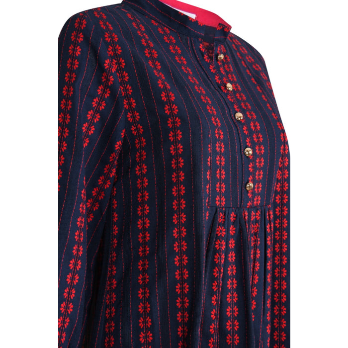 LONGER CLAUDE DRESS | EMBROIDERED COTTON