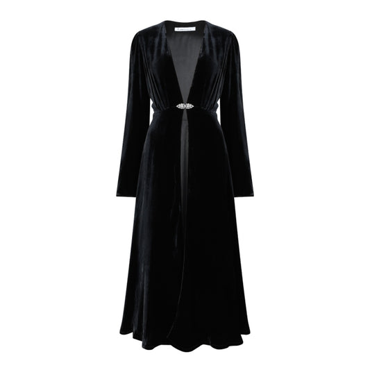 NEW DULWICH COAT | BLACK VELVET