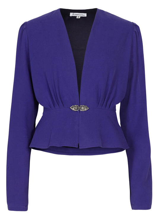 DULWICH JACKET | INDIGO SILK TWILL